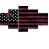 Arizona Cardinals Football Flag - Sport 5 Panel Canvas Art Wall Decor