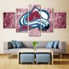 Colorado Avalanche Sports Team (Logo) - Sport 5 Panel Canvas Art Wall Decor