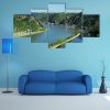 World Heritage Middle Rhine Valley At The Loreley - Nature 5 Panel Canvas Art Wall Decor