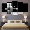barbell weightlifting equipment - Sport 5 Panel Canvas Art Wall Decor