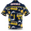 Personalized North Queensland Cowboys Tropical Bus Hawaiian Shirt