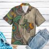 Texas Mandala Hawaiian Shirt Summer Button Up