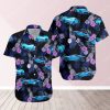 Tropical Bugatti Car Short Sleeve Hawaiian Shirt